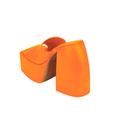 Block Heel Platform Mules Sandals