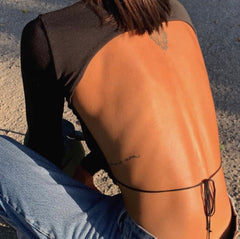 Backless Cropped Top