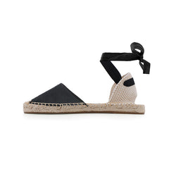 Lace Up Flat Sandals