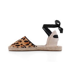 Lace Up Flat Sandals