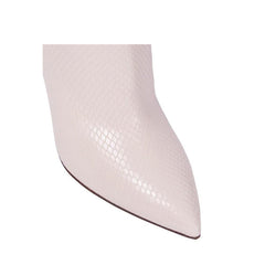 Stiletto Heel Leather Slouchy Ankle Boots