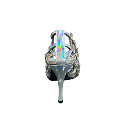 Diamante Cut Out High Heel Pumps