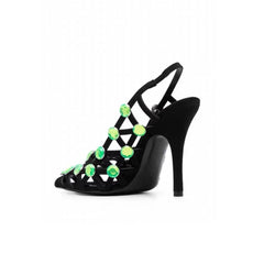 Diamante Cut Out High Heel Sandals