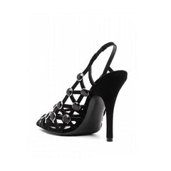 Diamante Cut Out High Heel Sandals
