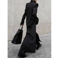 Lapel Long Coat