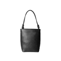 Leather And Suede Tote Bag