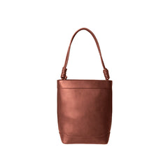 Leather And Suede Tote Bag