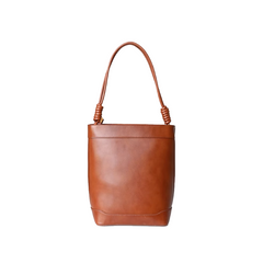 Leather And Suede Tote Bag