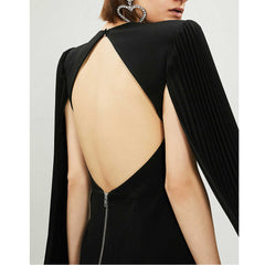 Backless Mini Evening Dress Gown