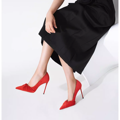 Fold Detailed High Heel Pumps - 10cm
