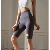 Yoga Pilates Cut Out Fitness Shorts