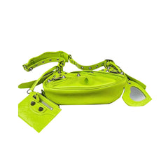 Buckled Leather Cross Body Bag - Small