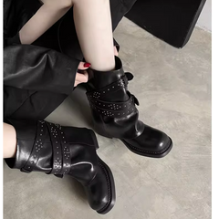Studded Ankle Boots