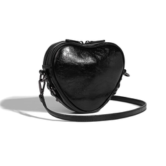Heart Buckled Cross Body Bag