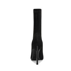 Diamante Buckled Ankle Boots - 8cm