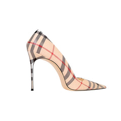 Striped Mid Heel Pumps - 8cm