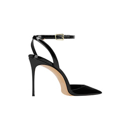 Ankle Strap Mid Heel Sandals - 8cm