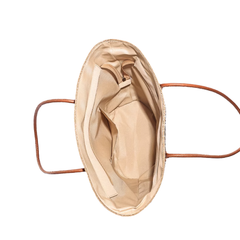 Striped Espadrilles Bucket Bag