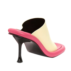 Bi-Color Mules Sandals