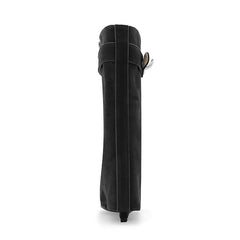 Suede Wedged Heel Ankle Boots