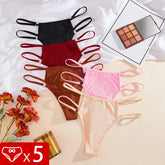 5pcs/pack Low Wasit Ribbed Sexy Women Panties