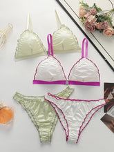 Bestselling 2-Piece Set Multicolor Triangle Cup Bikini Style Underwear