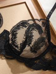 Black Feathers Comfortable Underwear