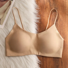 Female Seamless Leopard Print Bra