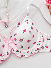 Floral A B C D Cup Women's Underwear