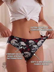 Gothic Skull Women Panties