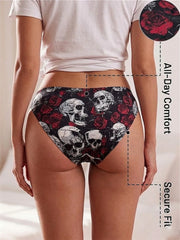 Gothic Skull Women Panties