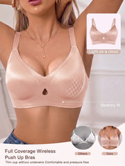 High Side Wing Wireless Seamless Bras
