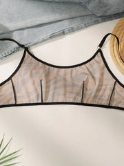 Hot selling women's sexy mesh leopard print Underwear