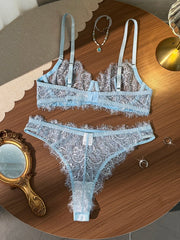 Ladies' Basic Style Thin Lace Bra