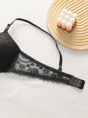 Ladies' multicolored sexy embroidered lace Bra