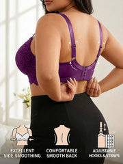 Large Size Floral lingerie