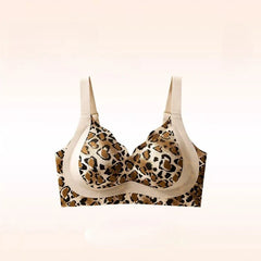Leopard Print Wire Free Bra