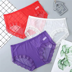 Mesh See Through Briefs Women Transparent Underwear