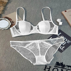 Women French Lace Embroidered Bra