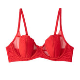 Women French Lace Embroidered Bra