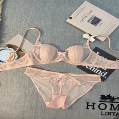 Women French Lace Embroidered Bra