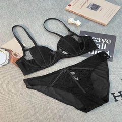 Women French Lace Embroidered Bra