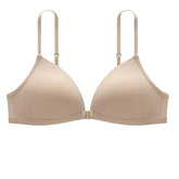 Nouveau Soutien Gorge Triangle Francais Premium Femme Leopard Fermeture Devant Bretelles Fines Anti Affaissement Confortable