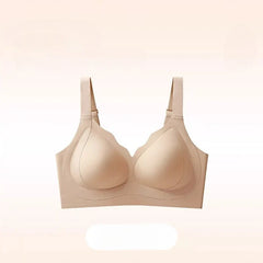 Plus Size 34-46 Leopard Print Wire-Free Bra