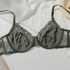 Plus Size Dark Green Bras