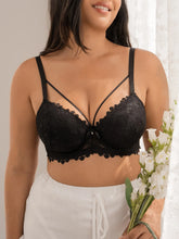 Plus Size Lace Push Up Bra