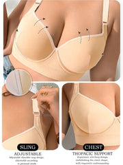Plus Size Thin Cup Women's Bra