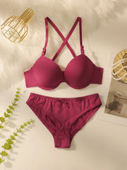 Red Push Up Bra