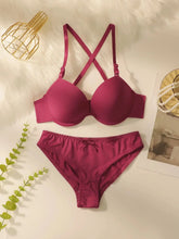 Red Push Up Bra