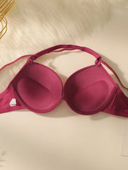 Red Push Up Bra